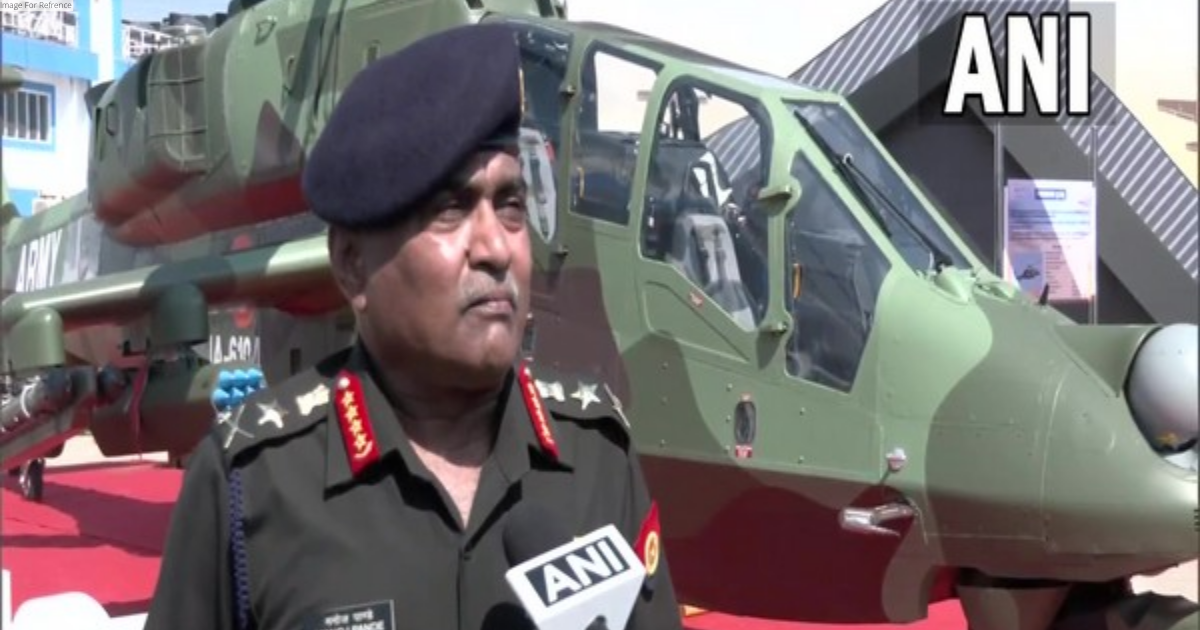 Army Chief Gen Manoj Pande flies in Light Combat Helicopter in Bengaluru